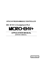Hitachi EH-A14EDR Applications Manual preview