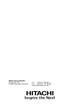 Предварительный просмотр 30 страницы Hitachi EH-TP500 Series Operating Instructions Manual