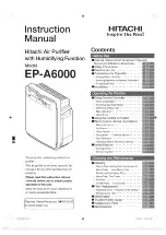 Preview for 2 page of Hitachi EP-A5000 Instruction Manual