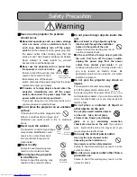 Preview for 4 page of Hitachi es50-116cmw User Manual