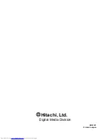 Preview for 34 page of Hitachi es50-116cmw User Manual