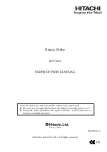 Hitachi EUP-B512 Instruction Manual preview