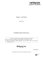 Hitachi EUP-F531 Instruction Manual предпросмотр