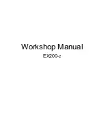 Hitachi EX200-2 Workshop Manual preview