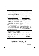 Preview for 36 page of Hitachi F-30A Handling Instructions Manual