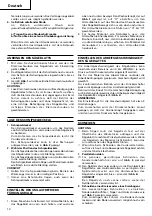 Preview for 12 page of Hitachi F C J 65V Handling Instructions Manual