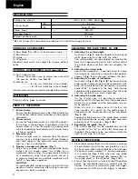 Предварительный просмотр 18 страницы Hitachi FC 6SB Handling Instructions Manual