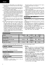 Preview for 8 page of Hitachi FCH 48Y Handling Instructions Manual