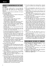 Preview for 10 page of Hitachi FCH 48Y Handling Instructions Manual