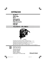 Preview for 1 page of Hitachi FCJ 65S3 Handling Instructions Manual