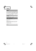 Preview for 34 page of Hitachi FCJ 65S3 Handling Instructions Manual