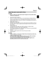 Предварительный просмотр 19 страницы Hitachi FD 10SA Handling Instructions Manual