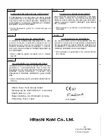 Предварительный просмотр 30 страницы Hitachi FDS 12DV Handling Instructions Manual