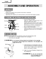 Предварительный просмотр 12 страницы Hitachi FDS 12DVA Safety And Instruction Manual