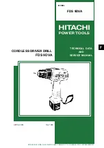 Hitachi FDS 12DVA Technical And Service Manual preview