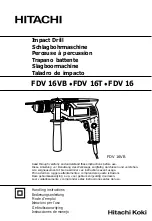 Hitachi FDV 16 Handling Instructions Manual preview