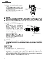 Preview for 14 page of Hitachi FDV 16VB Instruction Manual And Safety Instructions