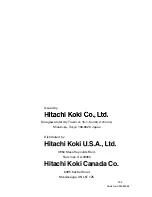 Preview for 52 page of Hitachi FDV 16VB Instruction Manual And Safety Instructions