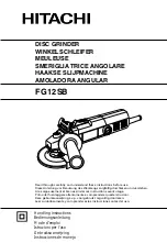 Hitachi FG 12SB Handling Instructions Manual preview