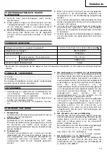 Preview for 17 page of Hitachi FG 12SB Handling Instructions Manual