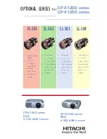 Preview for 1 page of Hitachi FL-501 Specifications