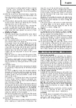 Preview for 9 page of Hitachi FM 8 Handling Instructions Manual