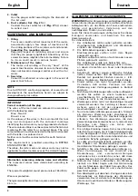 Preview for 10 page of Hitachi FM 8 Handling Instructions Manual