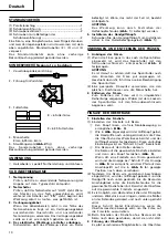 Preview for 12 page of Hitachi FM 8 Handling Instructions Manual