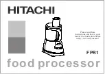 Hitachi FPR1 Manual предпросмотр