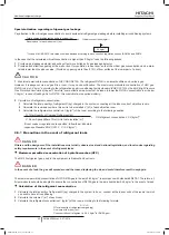 Preview for 70 page of Hitachi FSXN1E Series Installation And Operation Manual