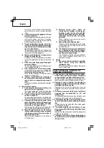 Preview for 4 page of Hitachi G 10SN Safety Instructions And Operation Manual