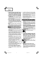 Preview for 6 page of Hitachi G 10SN Safety Instructions And Operation Manual