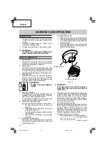 Preview for 10 page of Hitachi G 10SN Safety Instructions And Operation Manual