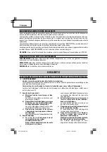 Preview for 14 page of Hitachi G 10SN Safety Instructions And Operation Manual