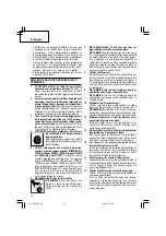 Preview for 18 page of Hitachi G 10SN Safety Instructions And Operation Manual