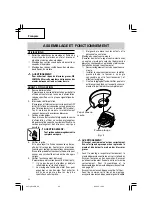 Preview for 22 page of Hitachi G 10SN Safety Instructions And Operation Manual