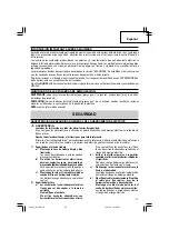 Preview for 27 page of Hitachi G 10SN Safety Instructions And Operation Manual