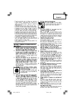 Preview for 31 page of Hitachi G 10SN Safety Instructions And Operation Manual