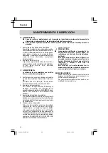 Preview for 38 page of Hitachi G 10SN Safety Instructions And Operation Manual