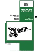 Hitachi G 10SR2 Service Manual предпросмотр