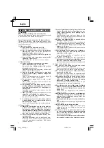 Preview for 4 page of Hitachi G 10SS Handling Instructions Manual