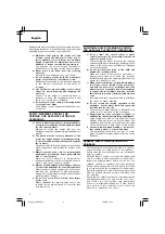 Preview for 6 page of Hitachi G 10SS Handling Instructions Manual