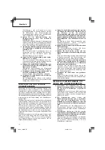 Preview for 12 page of Hitachi G 10SS Handling Instructions Manual