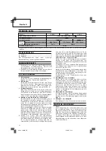 Preview for 14 page of Hitachi G 10SS Handling Instructions Manual