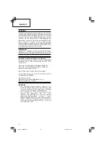 Preview for 16 page of Hitachi G 10SS Handling Instructions Manual