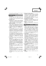 Preview for 21 page of Hitachi G 10SS Handling Instructions Manual