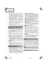 Preview for 22 page of Hitachi G 10SS Handling Instructions Manual