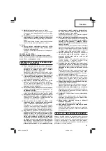 Preview for 37 page of Hitachi G 10SS Handling Instructions Manual