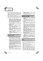 Preview for 38 page of Hitachi G 10SS Handling Instructions Manual