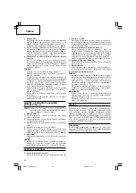 Preview for 40 page of Hitachi G 10SS Handling Instructions Manual